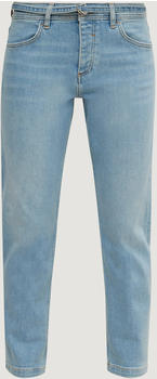 Comma Regular: Boyfriend-Jeans mit Gürtel (2120814.53Z1) blau