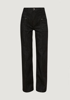 Comma Regular: Jeans mit Flared Leg (2120877.99Z9) schwarz