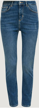 Comma Skinny: Jeans im Used-Look (2128469.55Z4) blau