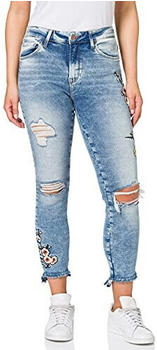 Mavi Tess Verkürzte Skinny Jeans mid japanese embro