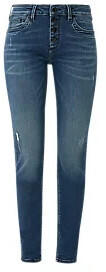S.Oliver Skinny: Jeans mit Destroyes (2119081.58Z3) blau
