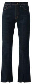 S.Oliver Slim: Jeans mit Saumschlitz (2120737.58Z8) blau