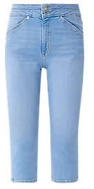 S.Oliver Slim: Caprihose in Denim-Optik (2115999.53Z1) blau
