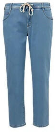 S.Oliver Curvy: Jeans mit Tunnelzugbund (2129677.56Z4) blau