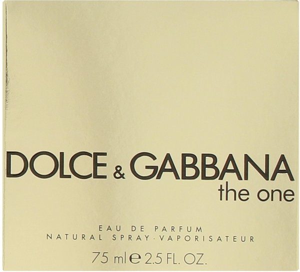 The One Eau de Parfum (75ml) Allgemeine Daten & Duft Dolce & Gabbana The One Eau de Parfum (75ml)