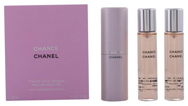 Chanel Chance Twist & Spray Eau de Toilette (3 x 20ml)