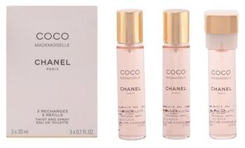 Chanel Coco Mademoiselle Eau de Toilette Nachf&uuml;llung (3 x 20ml)