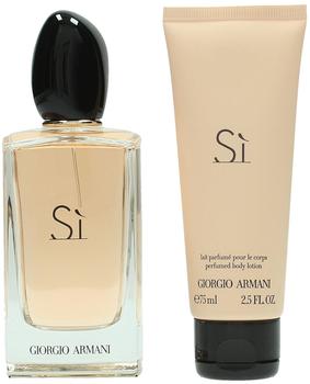 Giorgio Armani Sì Eau de Parfum 100 ml + Body Lotion 75 ml Geschenkset