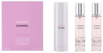 Chanel Chance Eau Tendre Twist & Spray Eau de Toilette (3 x 20ml)