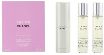 Chanel Chance Eau Fraîche Twist & Spray Eau de Toilette (3 x 20ml)