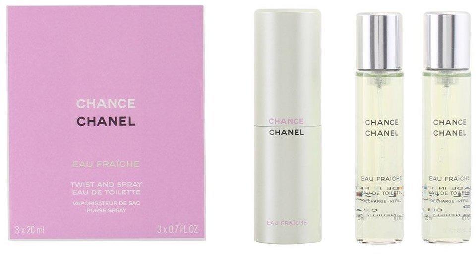 Chanel Chance Eau Fraiche, Refill Pocket Spray (3 x 20 ml) Eau de