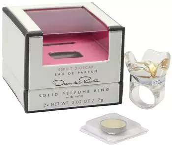 Oscar De La Renta Oscar Esprit D'oscar Solid Perfume Ring + Refill 14 g