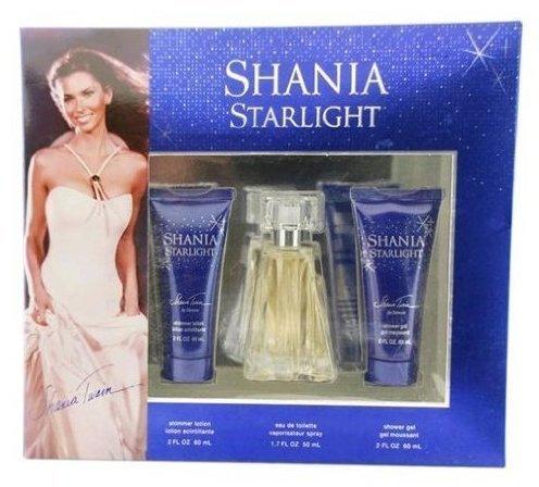 Shania Twain SHANIA STARLIGHT SET-EDT SPRAY 50 ml & SHIMMER LOTION 120 ml & SHOWER GEL 120 ml