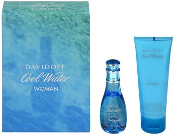 Davidoff Cool Water Woman Eau de Toilette 30 ml + Body Lotion 75 ml Geschenkset