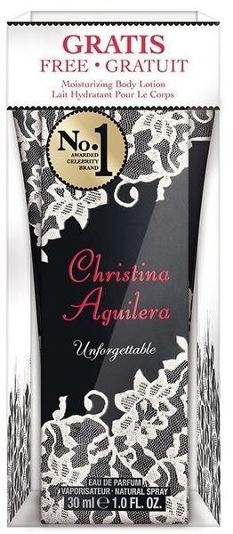 Christina Aguilera Unforgettable Eau de Parfum 30 ml + Body Lotion 150 ml Geschenkset