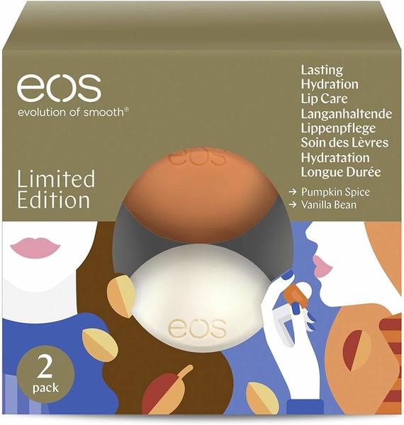 eos cosmetics Smooth Sphere Lip Balm Set Visibly Soft (2 Stk.)