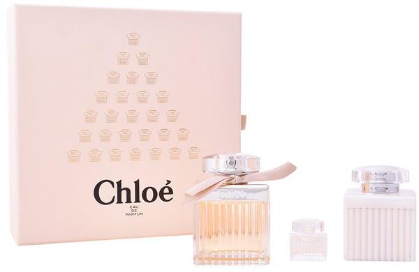 Chloé Eau de Parfum 75 ml + Eau de Parfum 5 ml + Body Lotion 100 ml Geschenkset