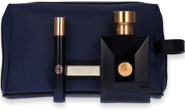 Versace Pour Femme Dylan Blue Eau de Parfum 100 ml + Eau de Parfum 10 ml + Kosmetiktasche Geschenkset