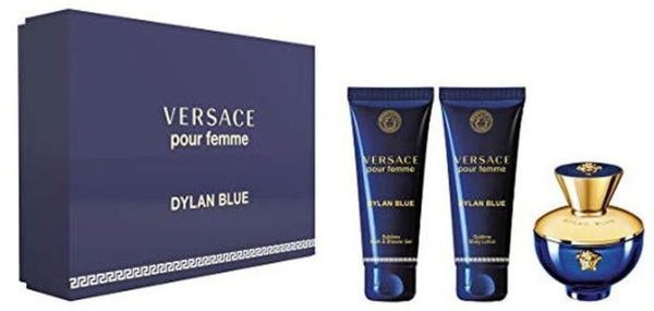 Versace Pour Femme Dylan Blue Eau de Parfum 50 ml + Shower Gel 50 ml + Body Lotion 50 ml Geschenkset
