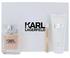 Karl Lagerfeld Eau de Parfum 85 ml + Body Lotion 100 ml + Roll on 10 ml Geschenkset