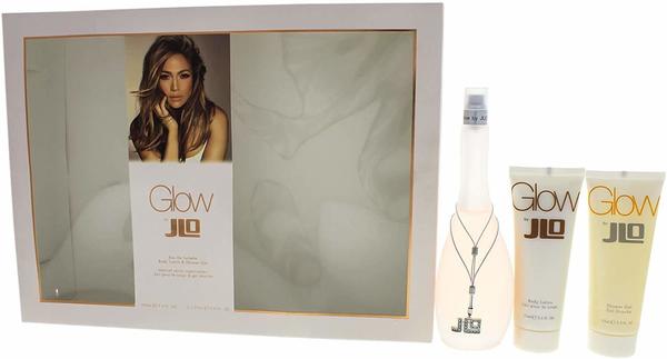 Jennifer Lopez Glow Eau de Toilette 100 ml + Body Lotion 75 ml + Shower Gel 75 ml Geschenkset
