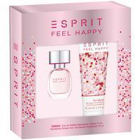 ESPRIT Feel Happy for Women Eau de Toilette 15 ml + Shower Gel 75 ml Geschenkset