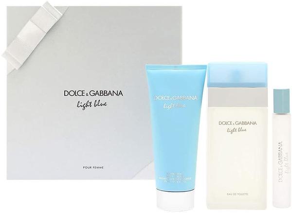 Dolce & Gabbana Light Blue Eau de Toilete 50 ml + Body Lotion 50 ml + Eau de Toilette 7,4 ml Geschenkset