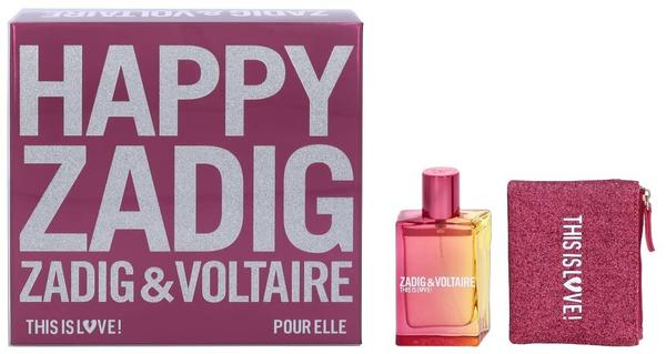 Zadig & Voltaire This is Love! Pour Elle Eau de Parfum 50 ml + Pouch Geschenkset