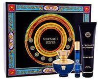 Versace Pour Femme Dylan Blue Eau de Parfum 100 ml + Eau de Parfum 10 ml + Body Lotion 150 ml Geschenkset