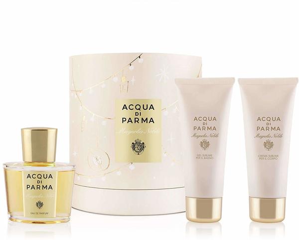 Acqua di Parma Magnolia Nobile Eau de Parfum 100 ml + Body Lotion 75 ml + Shower Gel 75 ml Geschenkset