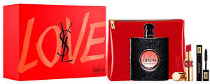 Yves Saint Laurent Black Opium Set (EdP 90 ml + Lipstick + Mascara + Cosmetic Bag)