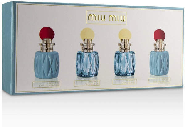 Miu Miu Miniature Gift Set (2 X 7.5ml EDP + 2 X L'Eau Bleue 7.5ml)