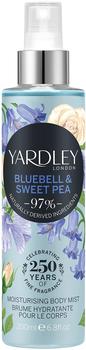 Yardley Bluebell & Sweet Pea Körperspray 200 ml Spray