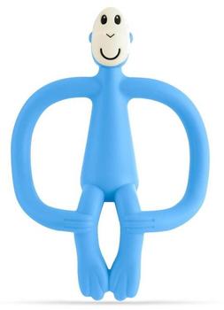 Matchstick Monkey Original Bei&szlig;spielzeug hellblau