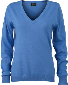 James & Nicholson Strickpullover JN 658 glacier blue