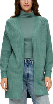 S.Oliver Lange Strickjacke aus Baumwollmix (2135295) blau/türkis