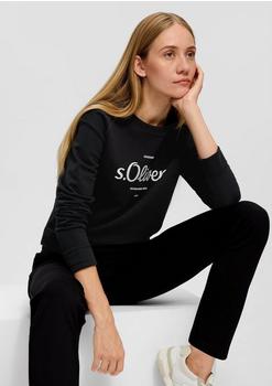 S.Oliver Sweatshirt aus Baumwollstretch (2136095) schwarz