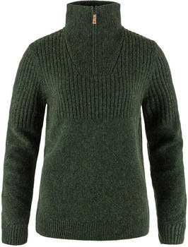 Fjällräven Övik Half Zip Knit W (86993) deep forest