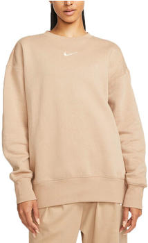 Nike Phoenix Fleece Oversized Crewneck Sweatshirt (DQ5733) hemp/sail