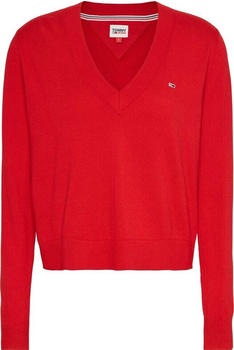Tommy Hilfiger Essential Vneck Sweater deep crimson