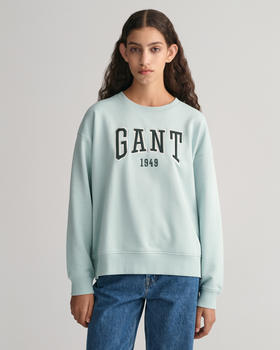 GANT GANT Graphic Rundhals-Sweatshirt (4200725) dusty turquoise