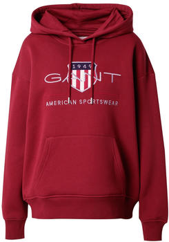 GANT Archive Shield Hoodie (4204567) plumped red