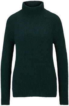 Hugo Boss Gerippter Pullover mit Trichterkragen Style Falodan (50478296) dunkelgrün