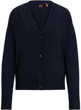 Hugo Boss Regular-fit cardigan with button front Style C_Feda (50507162) dunkelblau