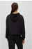Hugo Relaxed-Fit Loungewear-Hoodie mit Silikon-Logo Style Style Shuffle Hoodie (50490594) schwarz