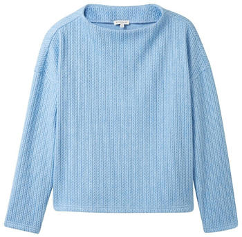 Tom Tailor Sweatshirt (1039106) clear light blue melange