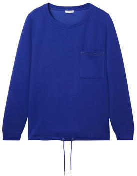 Tom Tailor Plus Sweatshirt brusttasche (1040050) crest blue