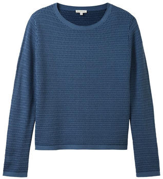 Tom Tailor Pullover (1039316) blue blue structure