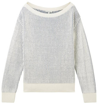Tom Tailor Pullover (1039995) offwhite blue structure