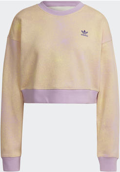 Adidas Allover Print Sweatshirt (HL6599) bliss lilac/almost yellow